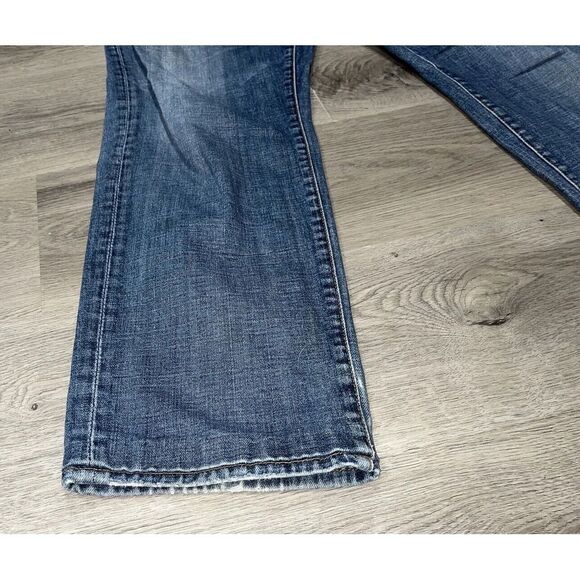 7 For All Mankind Men's Blue Cotton Blend Slimmy Stretch Denim Jeans Size 38x28 - Picture 5 of 11